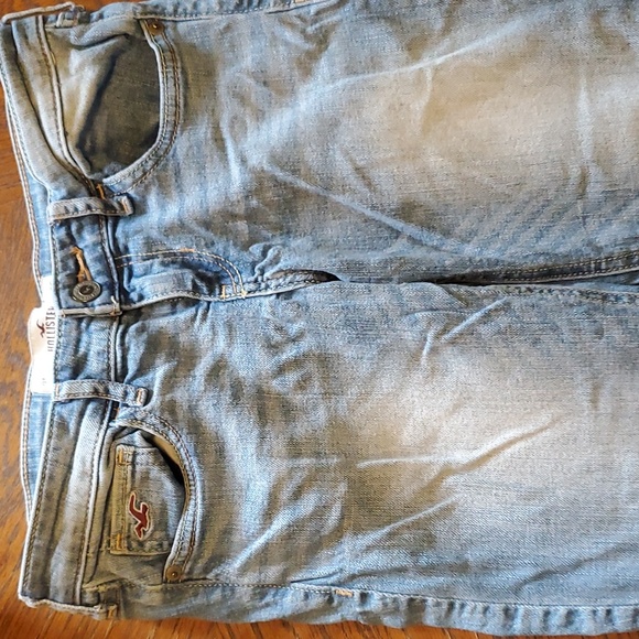 Hollister size 3s bootcut light wash jeans - Picture 2 of 5